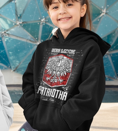 Bluza z kapturem dziecięca WIERNA OJCZYŹNIE